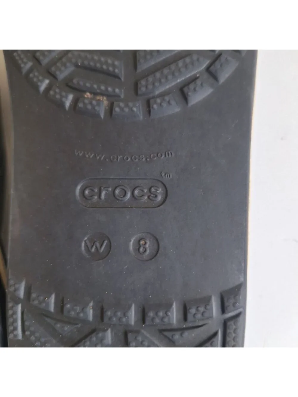 CROCS black thong